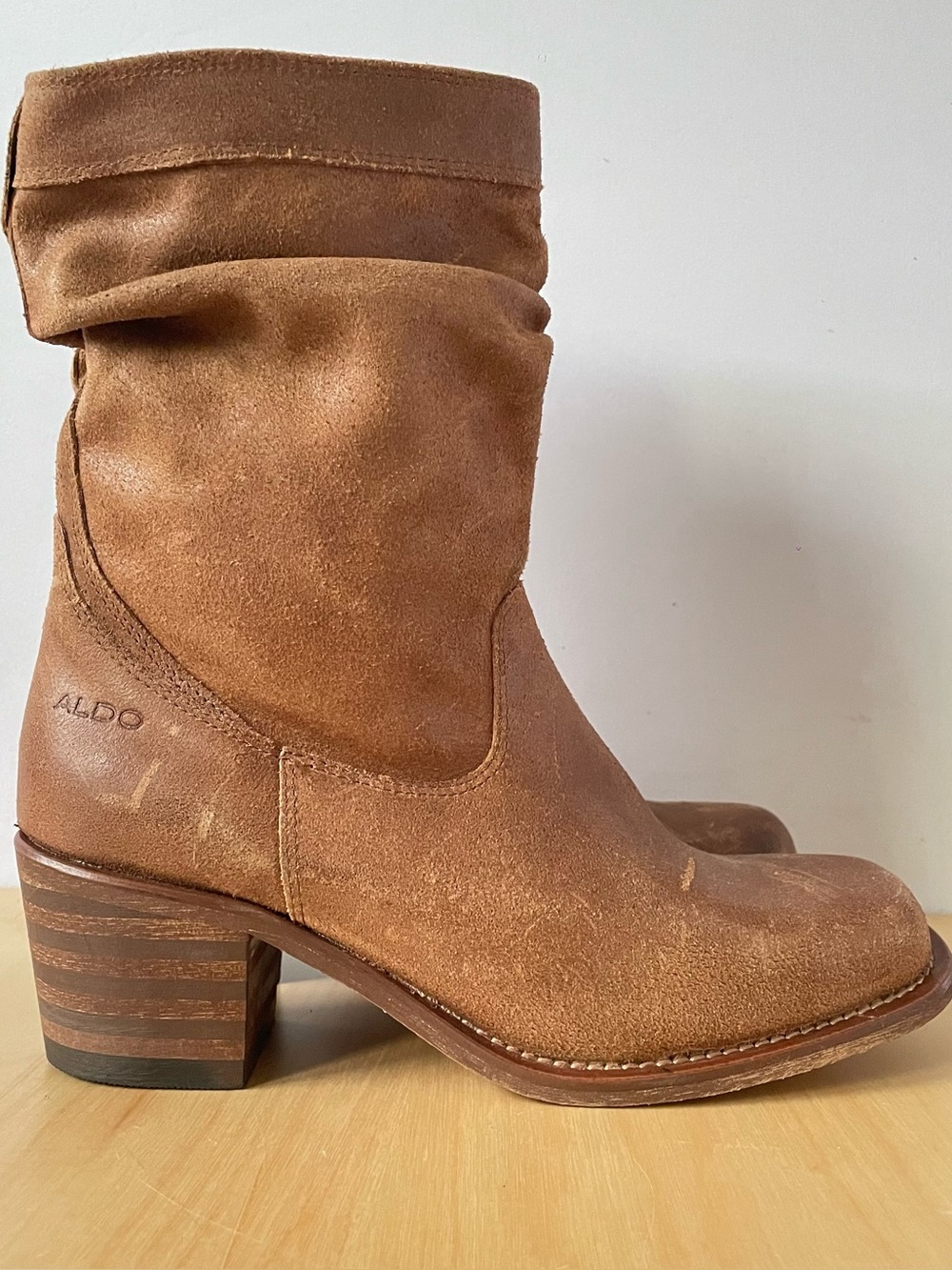 ALDO Haverly Slouch Block Heel Ankle Boots | US 7.5